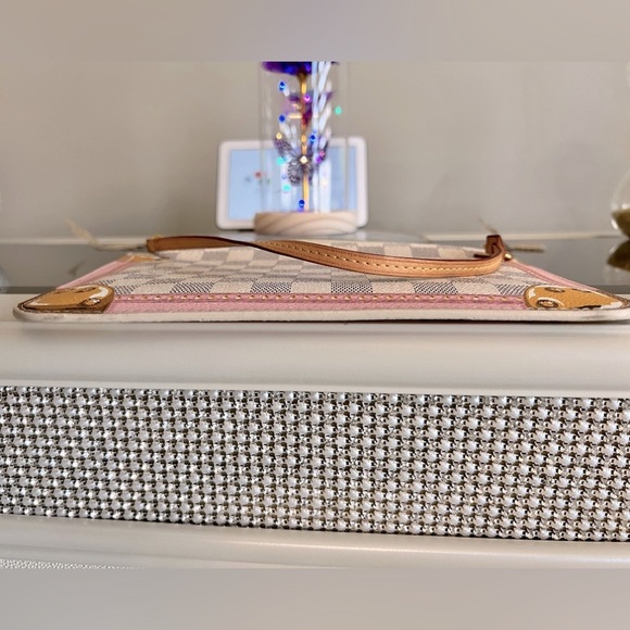 Limited Edition Louis Vuitton Damier Azur Summer Trunks Neverfull MM Tote/Wallet - Picture 15 of 16